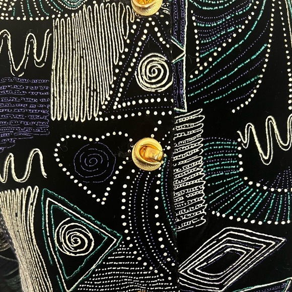 Velvet Vintage Blazer 80's-90's. Made in the U.S.A. - Picture 7 of 9